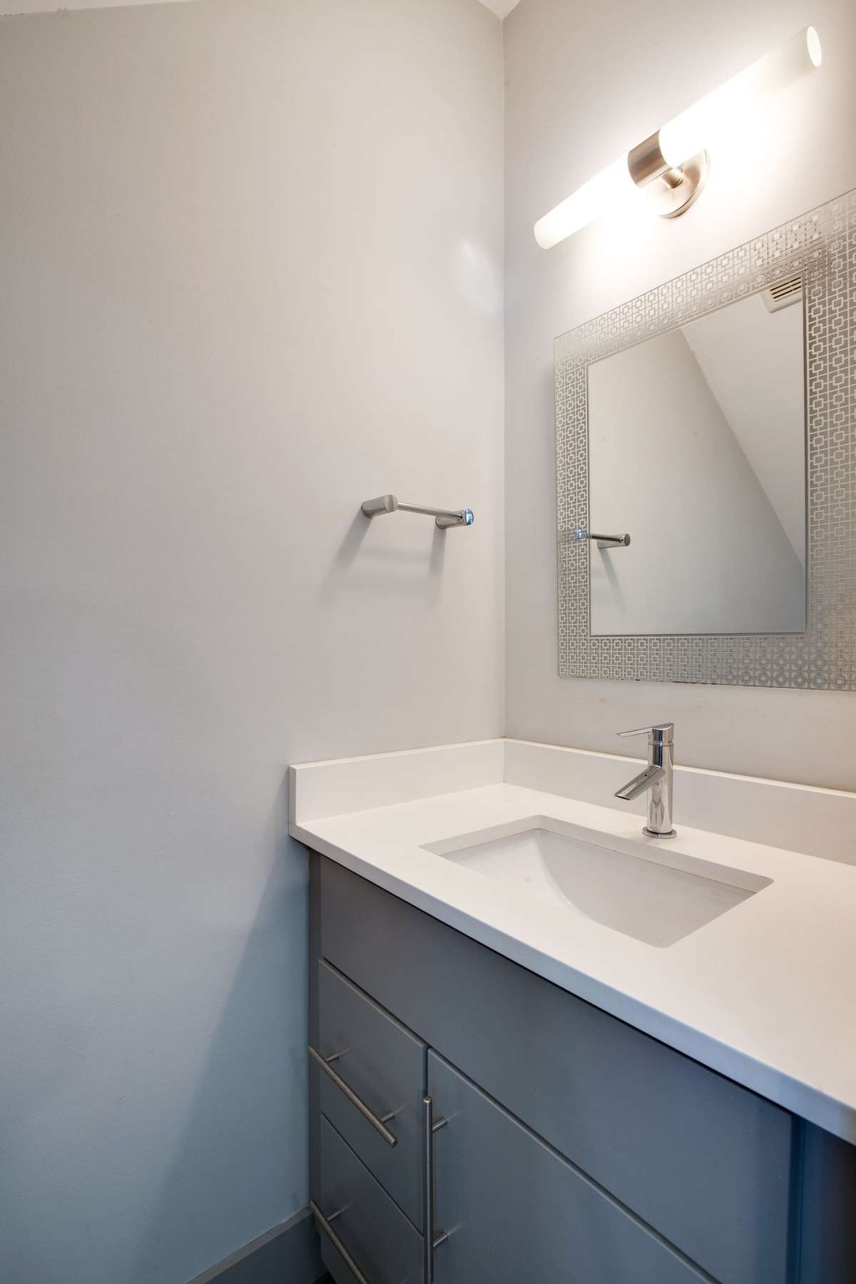Half bathroom on first floor.