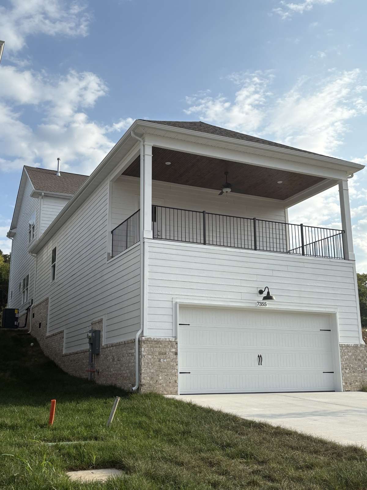 Rear entry garage
