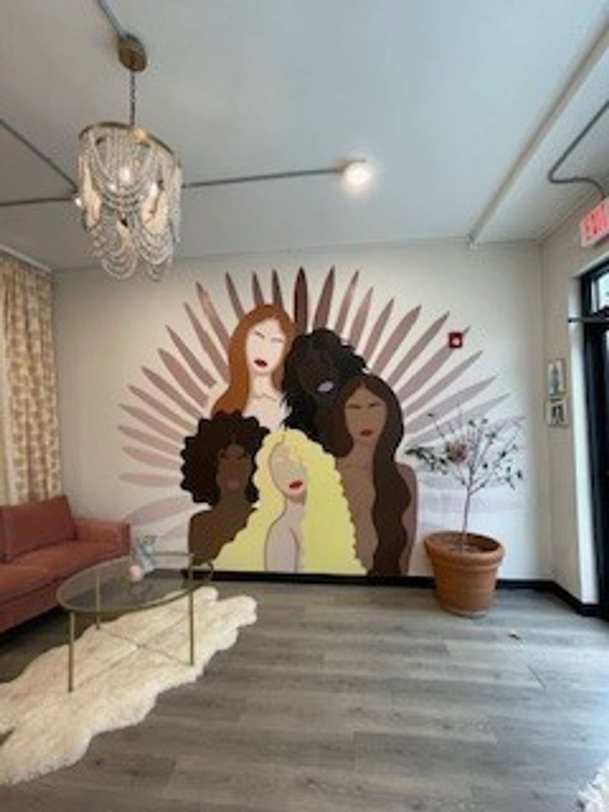 Interior of boutique