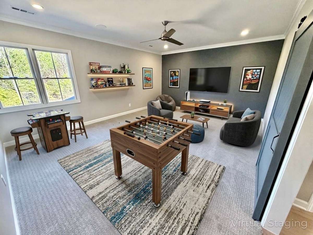 Virtually Staged Photo for Inspiration Only. All Photos of Similar Homes — Actual Home is at Drywall Stage.