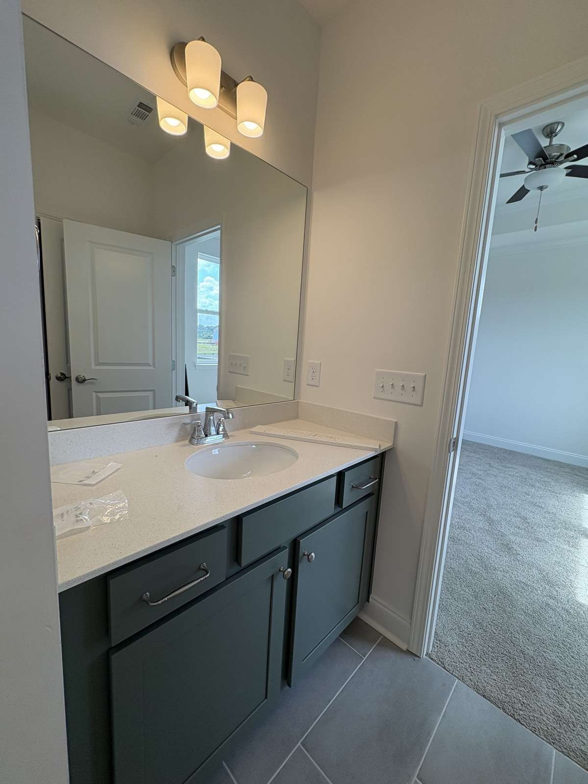Hall bath.