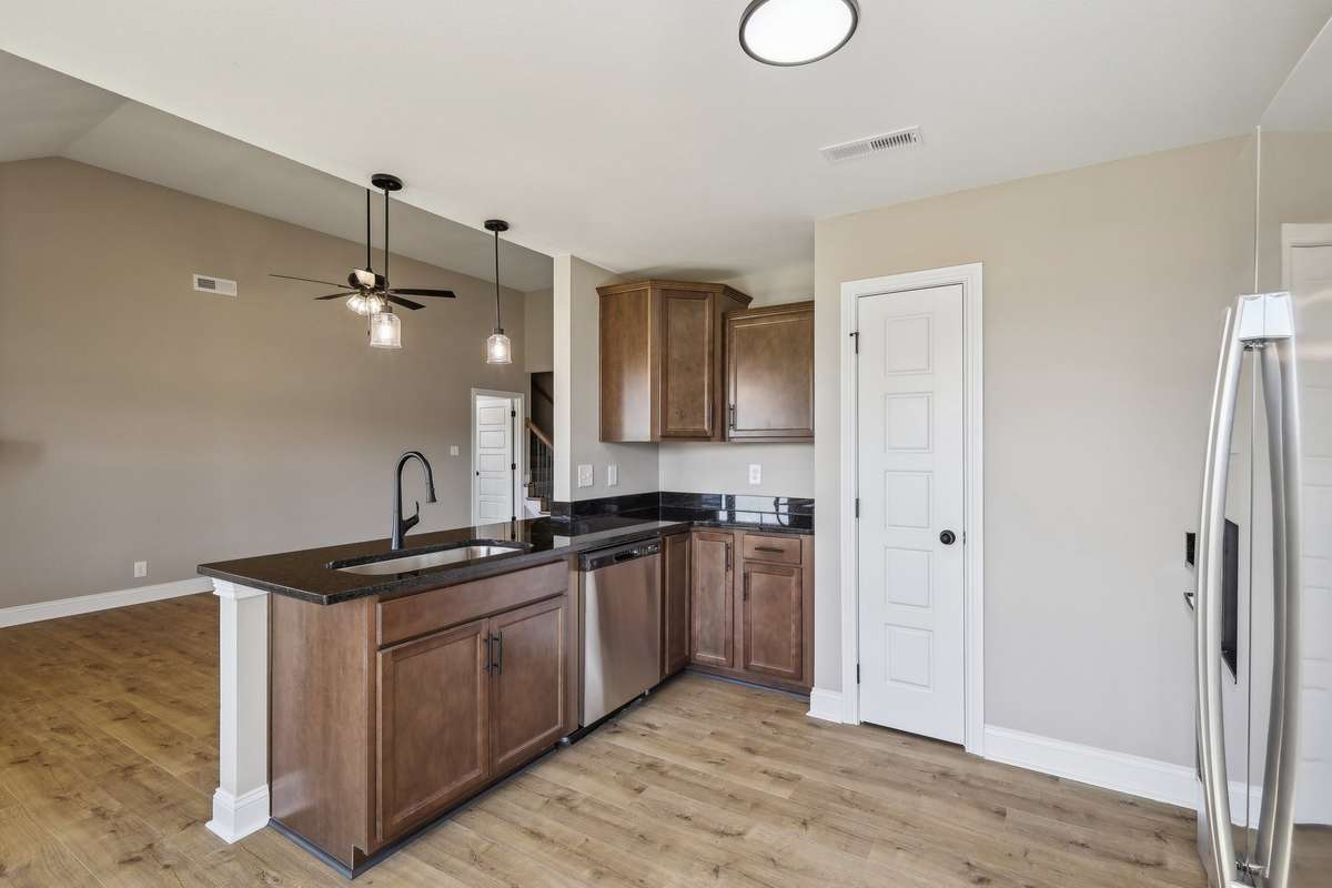 Sample pictures from a previous build showing the Bailey Floor Plan. Materials and colors are subject to change without notice.