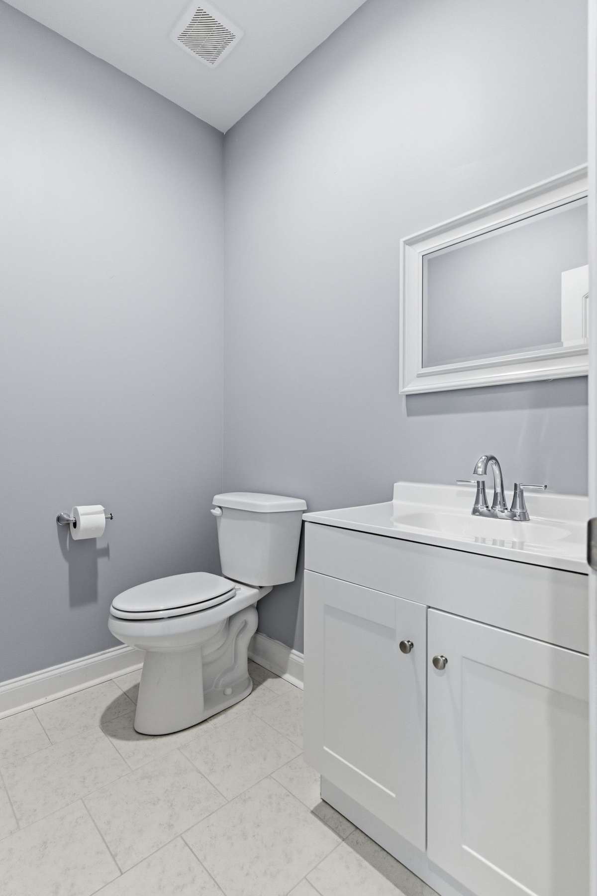 Half Bath for Guest and steps to the Bonus Room