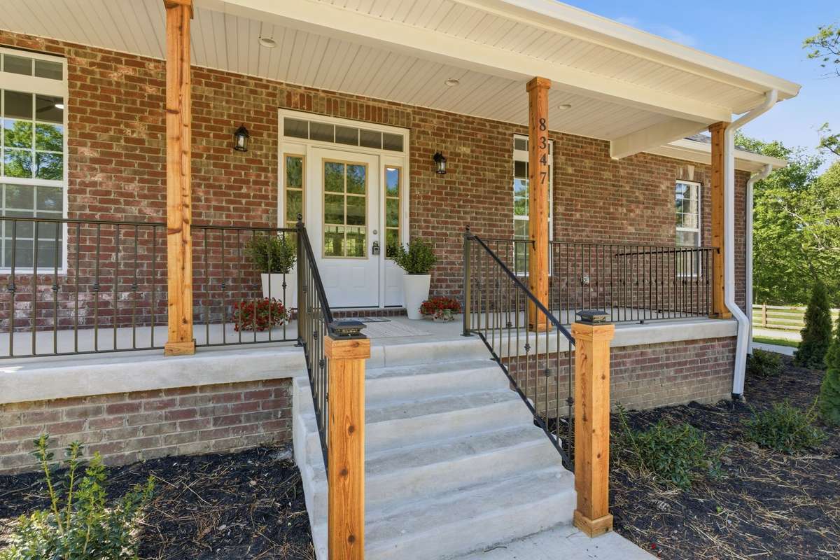 Spacious Covered Front Porch
