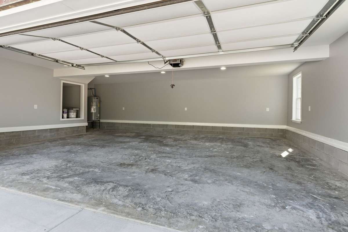 2 Car Garage with Garage Opener and Extra Storage Space