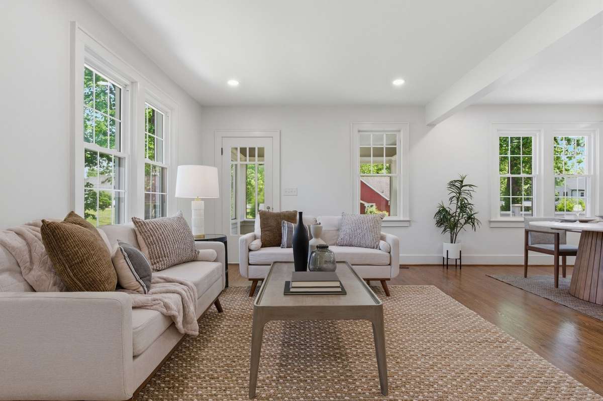 Living Room opens to Dining Area to offer a great layout for entertaining