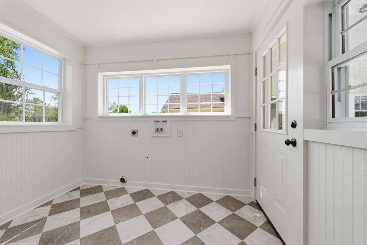 Windows Surround the Utility Room