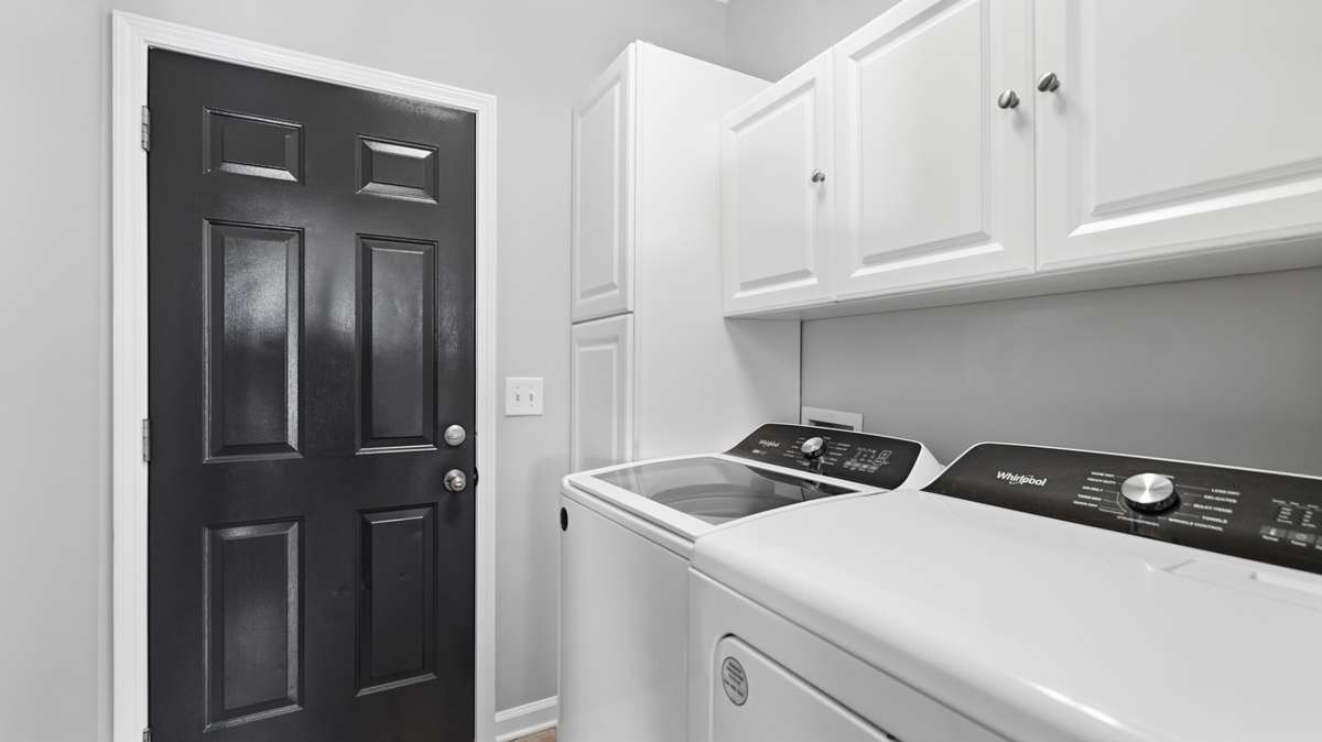 Laundry Room off garage entrance