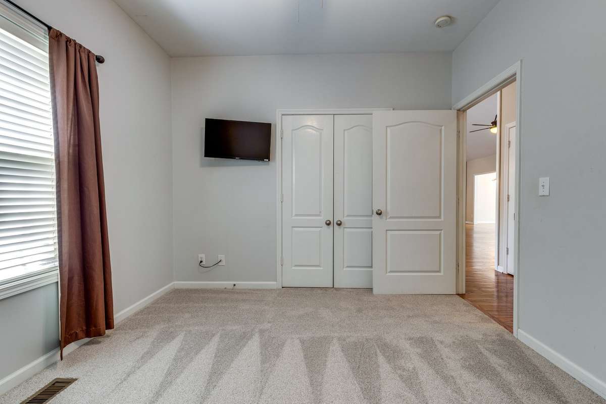 Double Door Closet - New Carpet