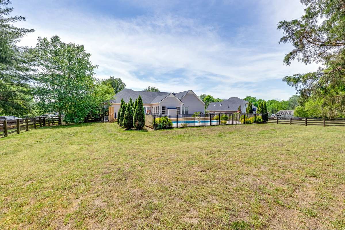 Back yard has 3 Entry Gates