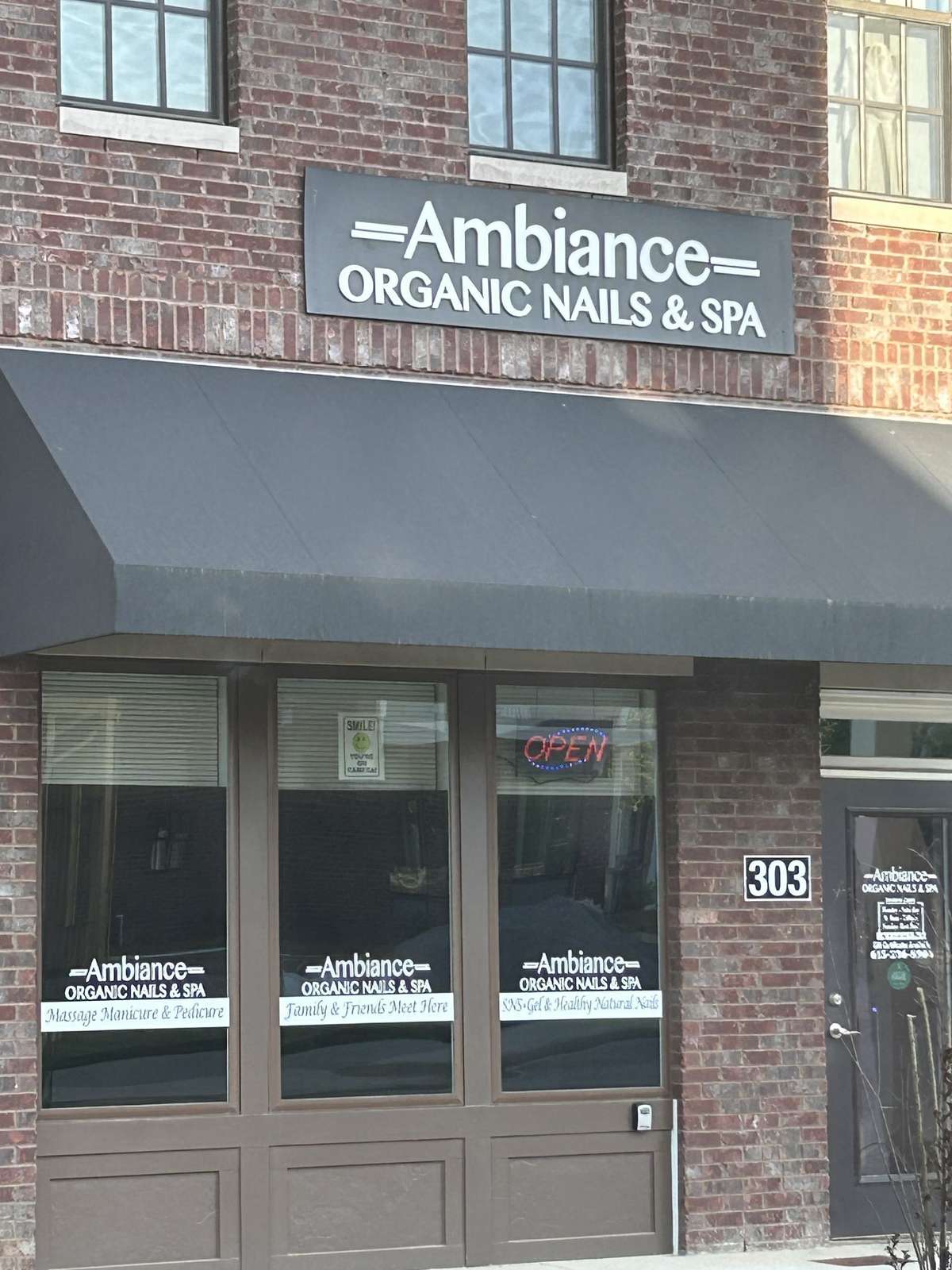 Ambiance  Organic Nail Spa ,  Just one of the wonderful businesses in Tollgate Village .