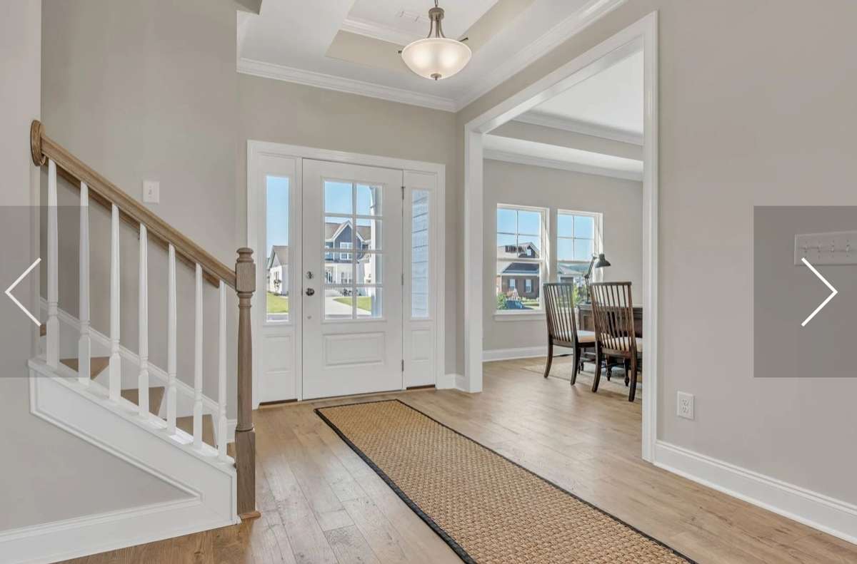 This photo is of a previously built RIDGELAND II  Home and is a good representaion of the home being built in Rutherford of Columbia on lot 39. Finishes and colors may vari on the actual home in Rutherford lot 39