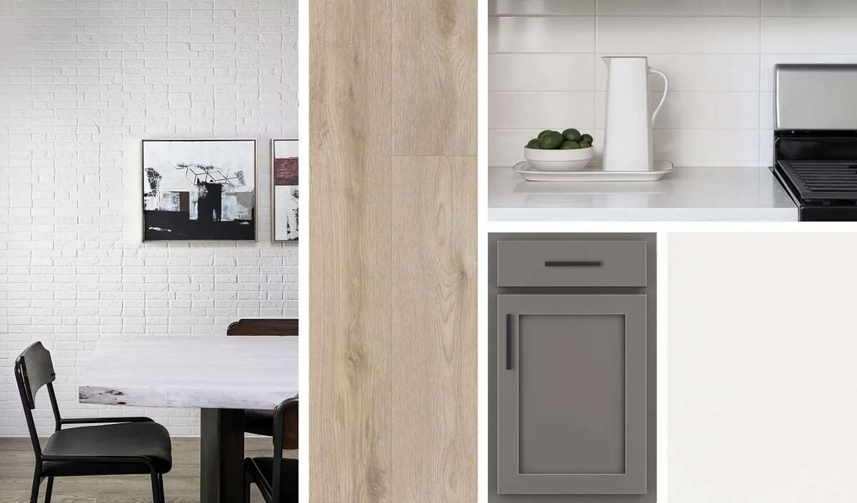 Interior Design Finishes: AW Collection® Minimalist - Cool Contemporary. Options may vary.