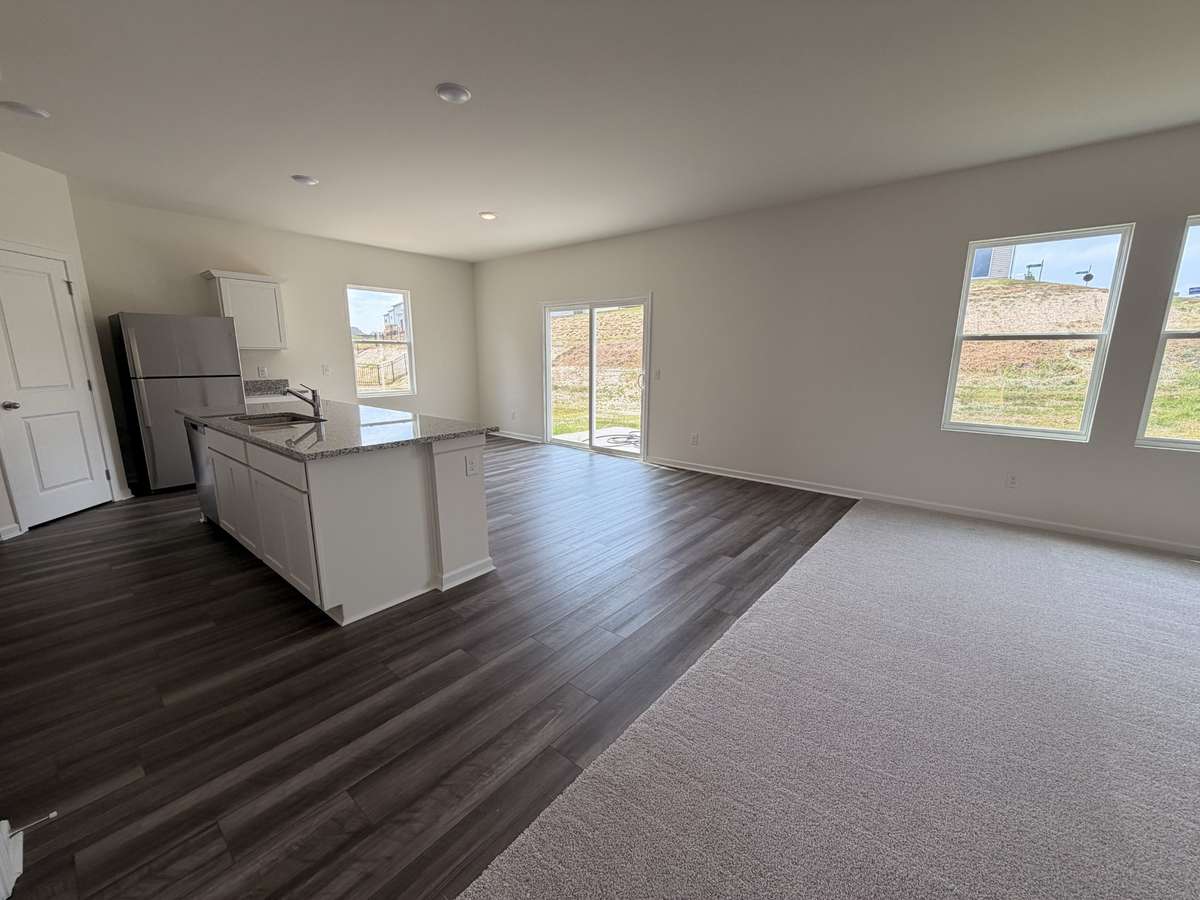 Open concept living / dining