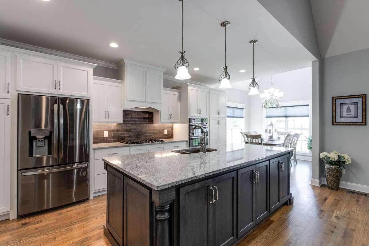 Ample storage in this island with 360 cabinets for all your storage needs!