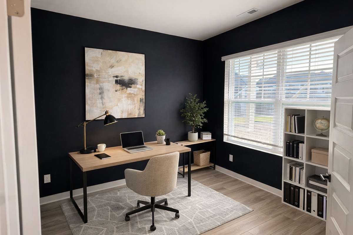 Home is vacant and is virtually staged!
