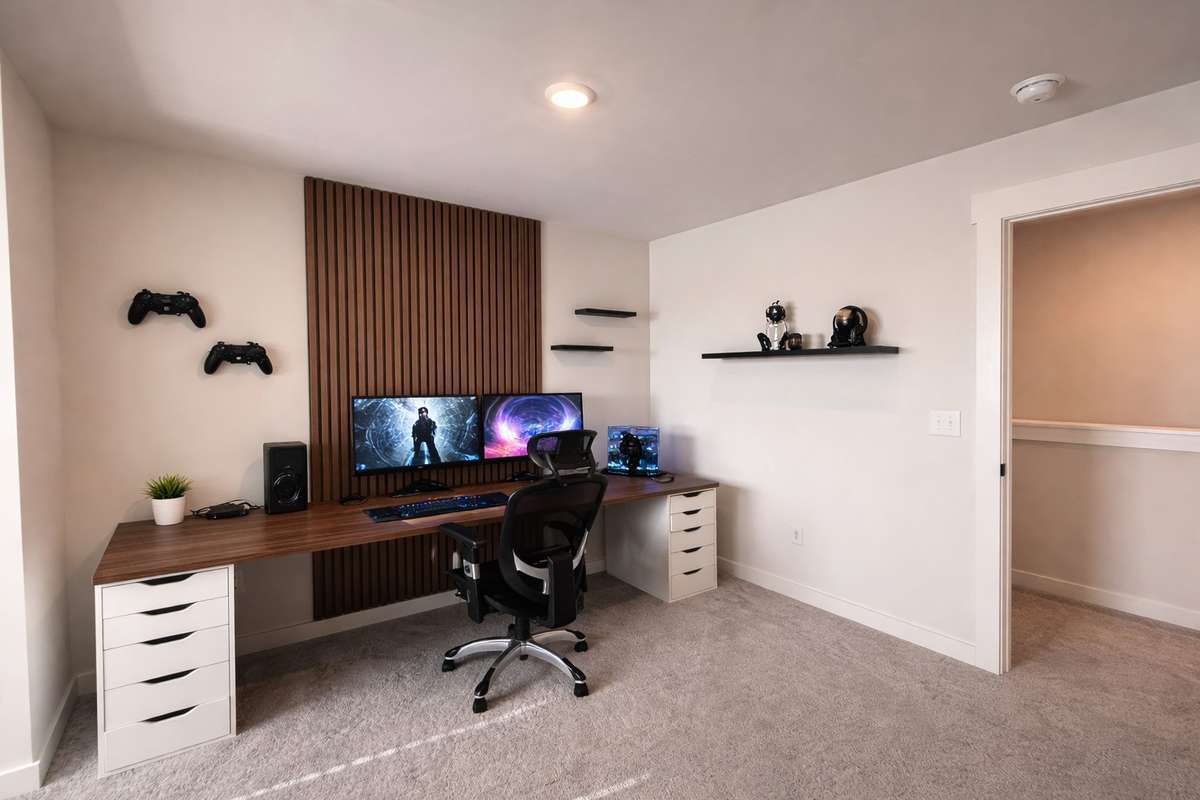 Home is vacant and is virtually staged!