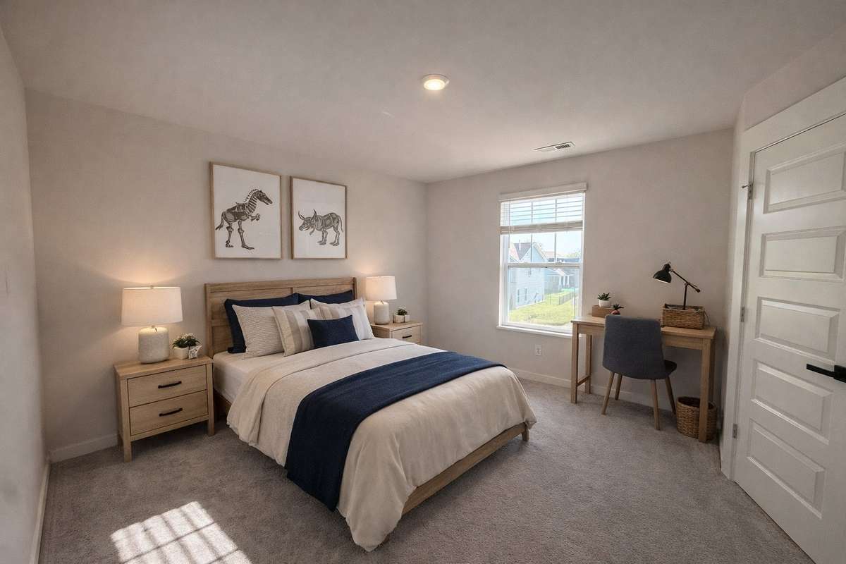 Home is vacant and is virtually staged!