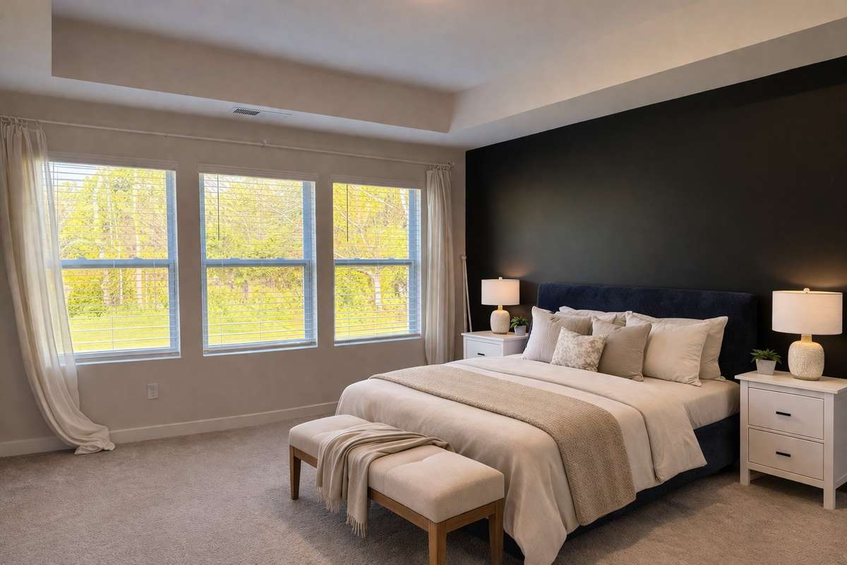 Home is vacant and is virtually staged!