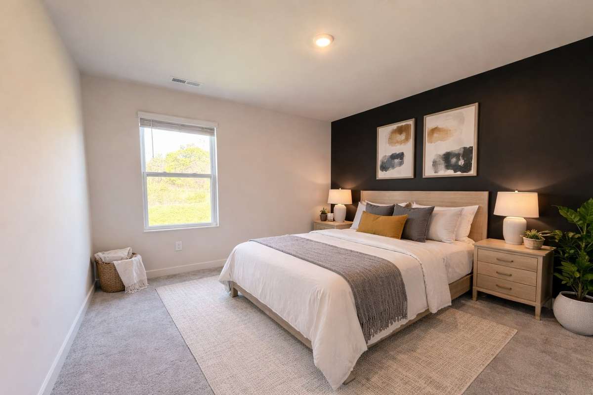 Home is vacant and is virtually staged!