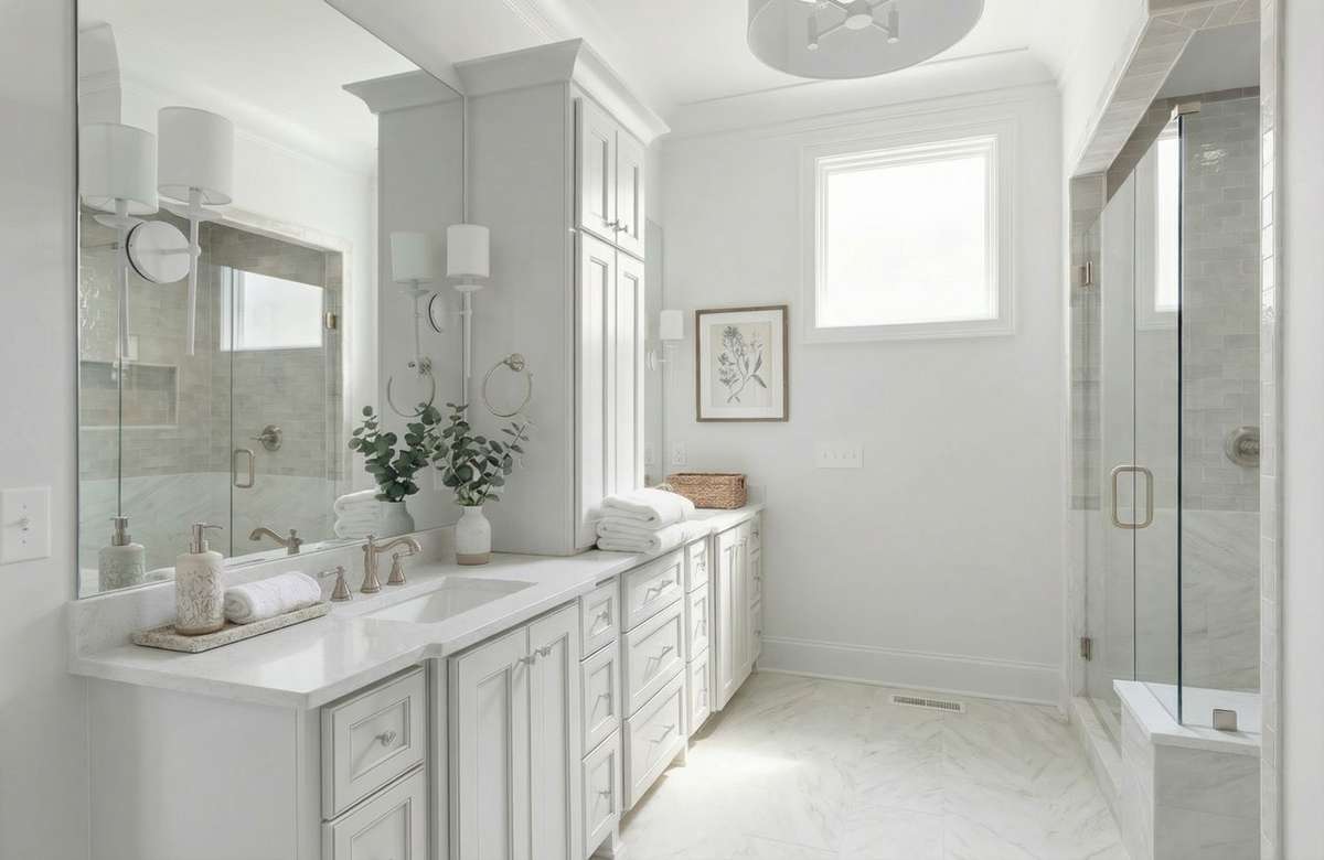 Furnishings are virtually rendered to show space.