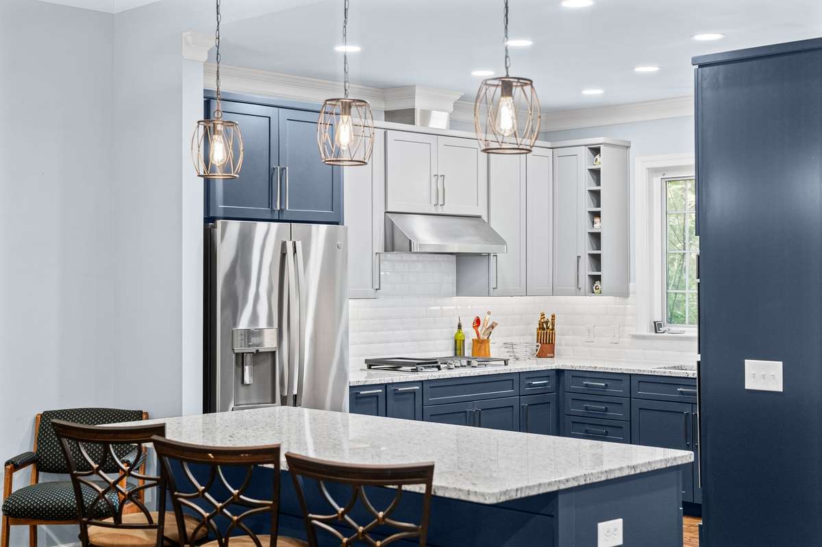 All stainless appliances and beautiful gas stovetop