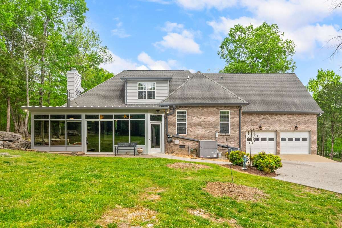 Great view of sunroom