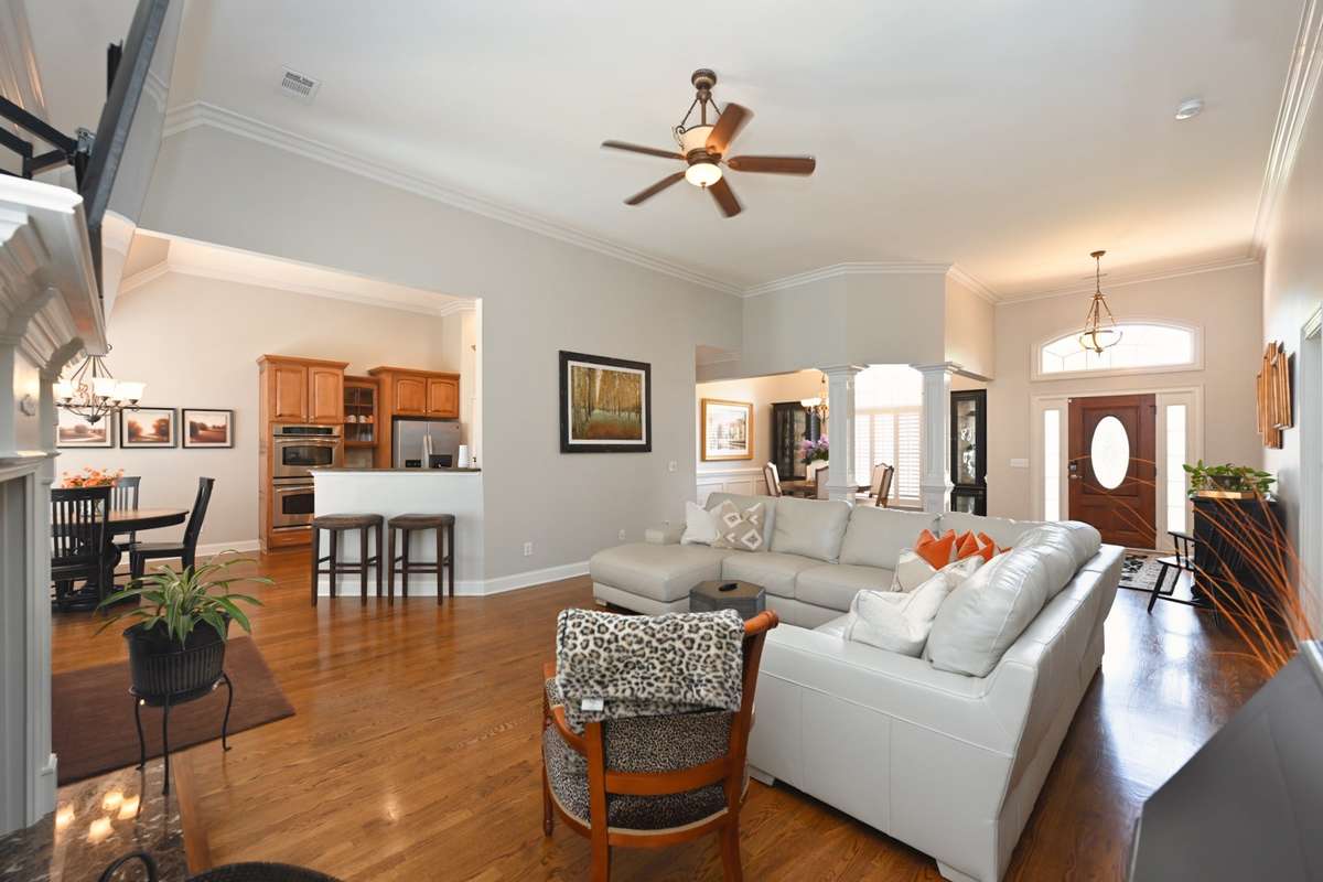 Main Floor Living flows seemlessly for Entertaining and Family Gatherings.