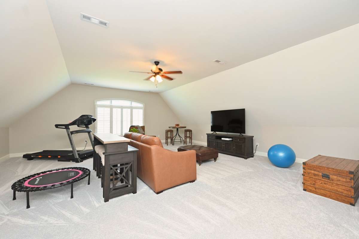Bonus Room large enough for Golf Simulator and Movie / Media Room