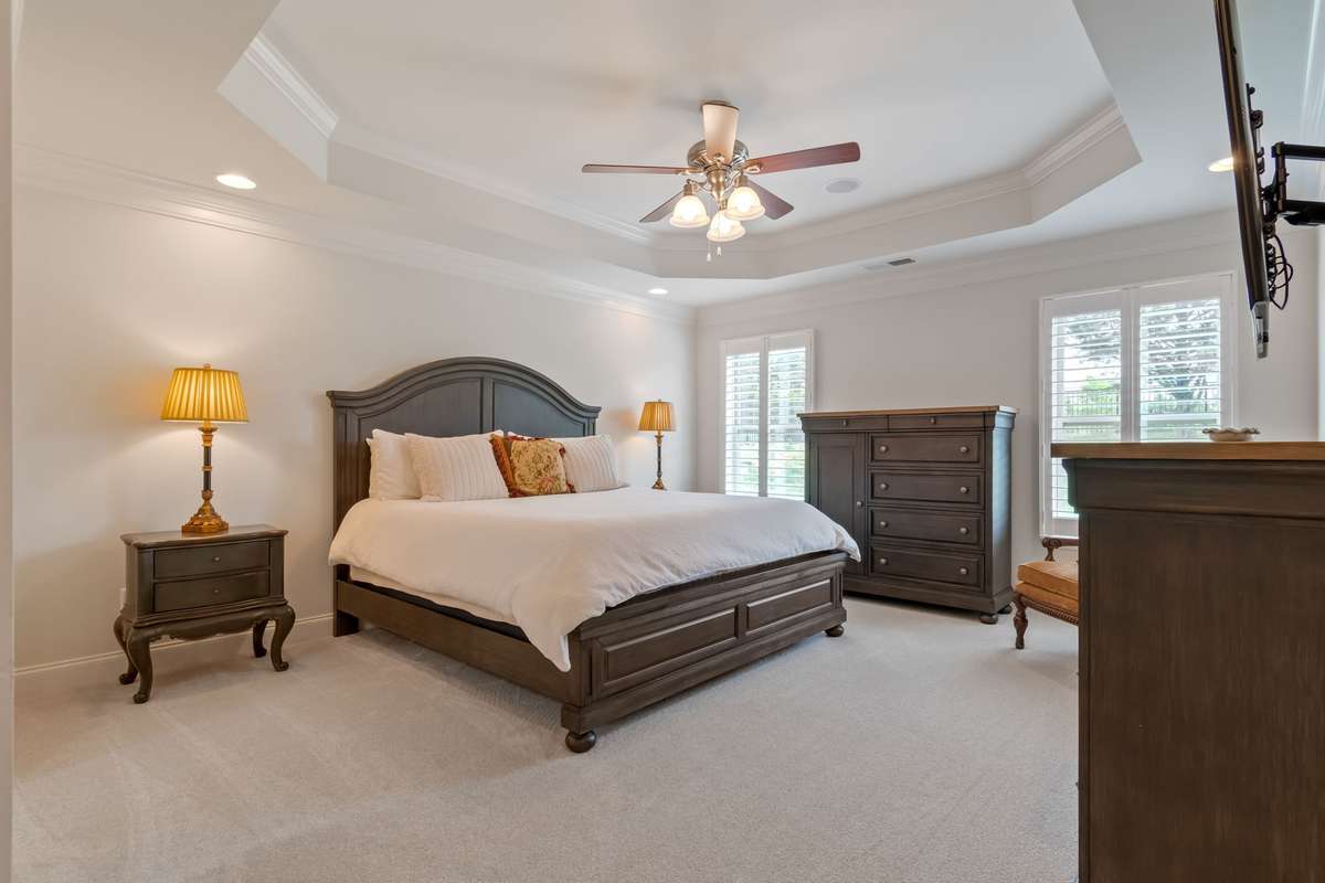 Expansive Primary Bedroom on the main level