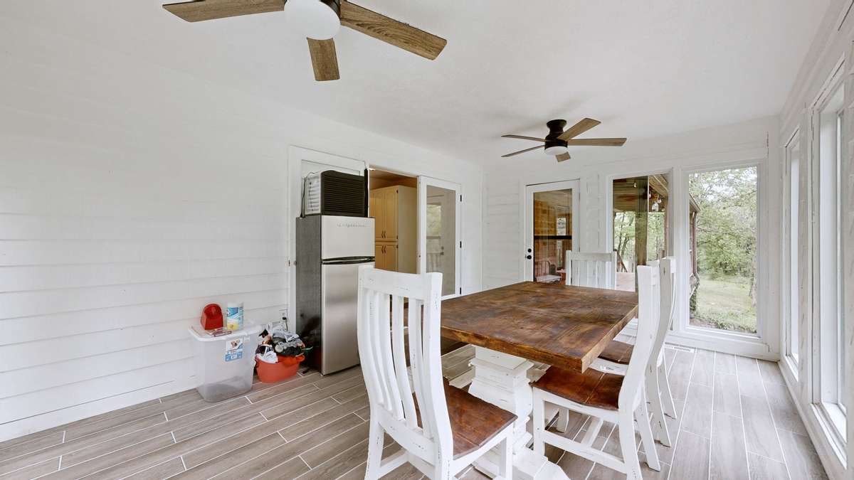 Sunroom on main level