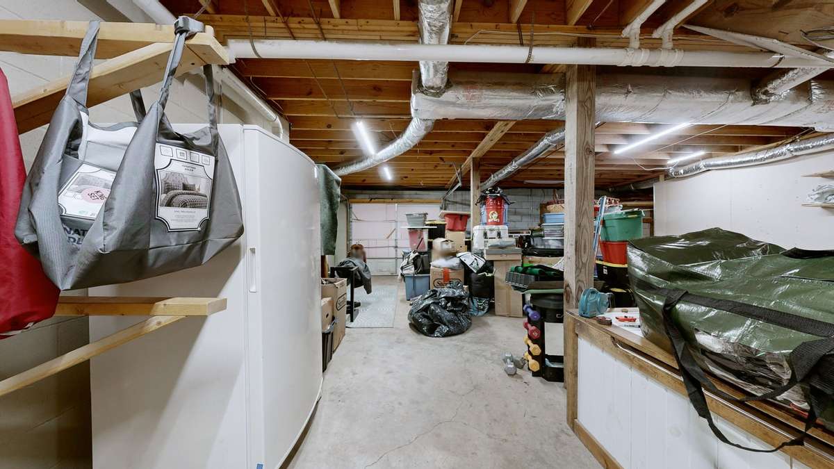 Basement - garage side