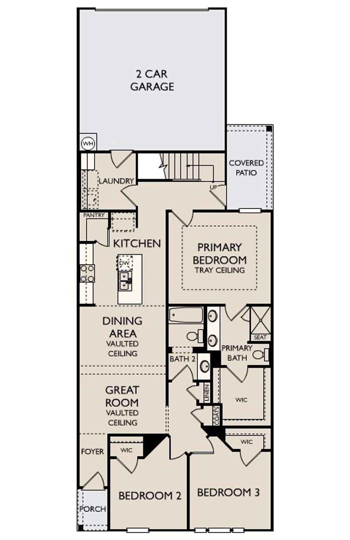 Laurel floor plan level 1