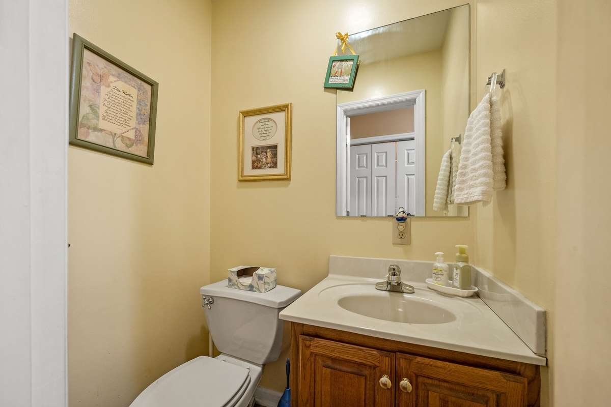 Half Bath across the Hall from the Laundry closet.