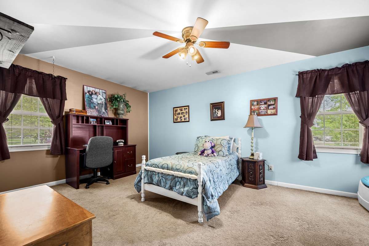 3rd Bedroom is upstairs.