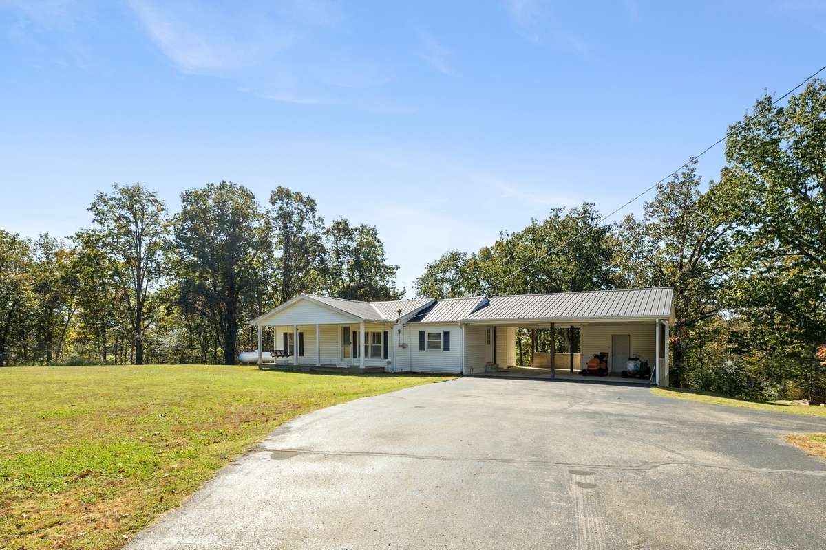 Paved driveway
