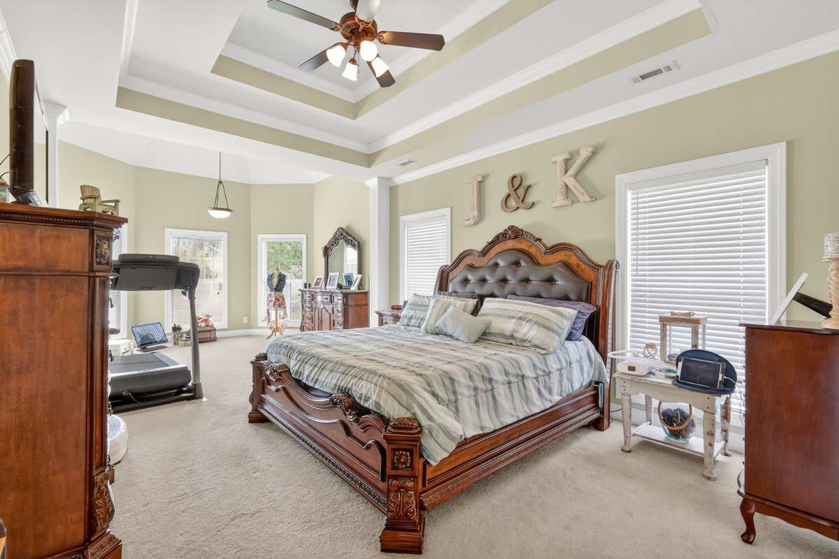 Very Large Primary Bedroom Downstairs With A Sitting area