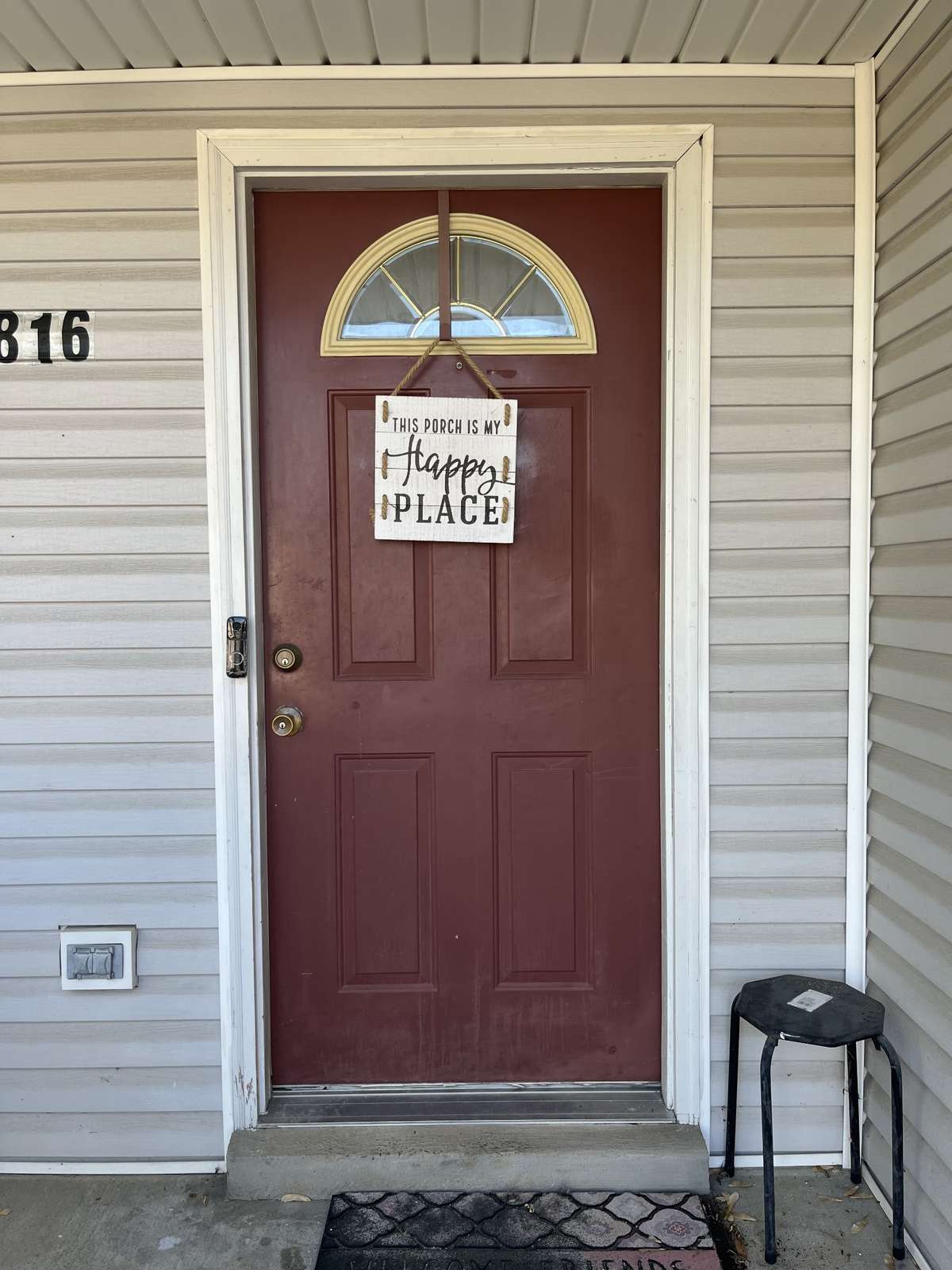 Welcoming front door