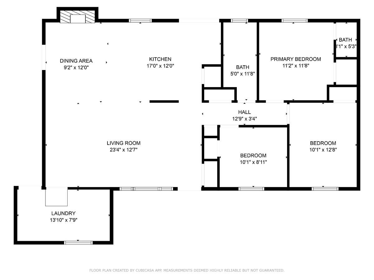 Blueprint of the home.