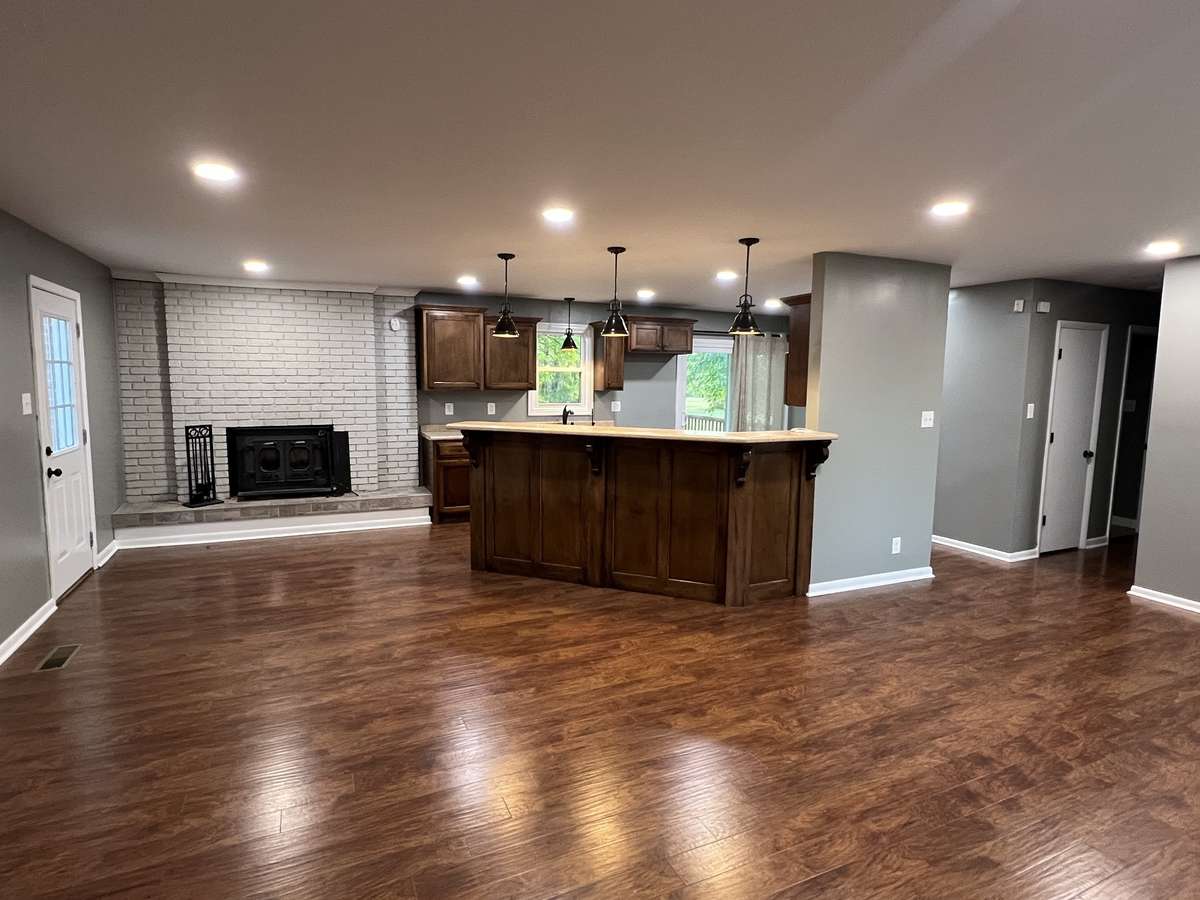 From the mudroom, you can see all the space this home has to offer. Imagine the things you can do with this room.