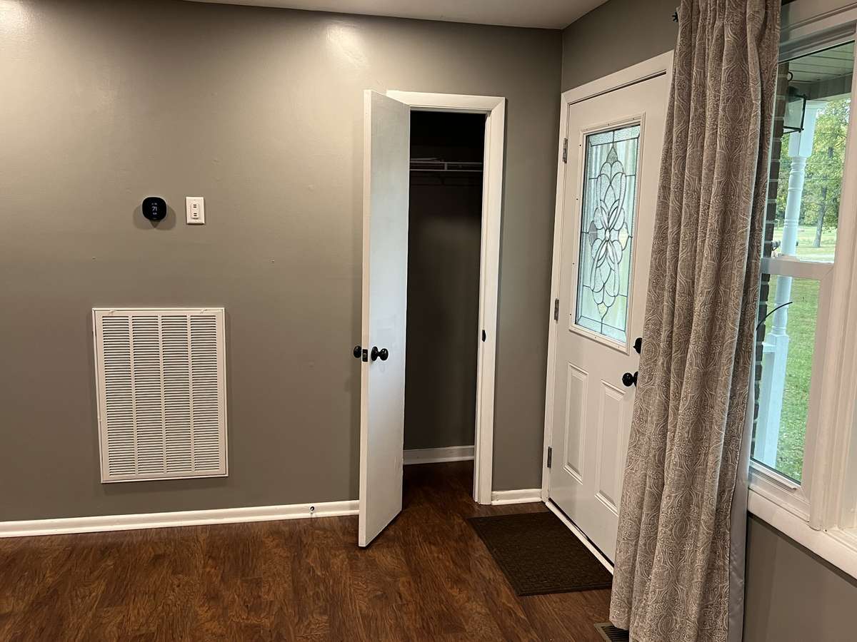 This coat closet is a great place to make sure your home stays a sanctuary when you walk in the front door.