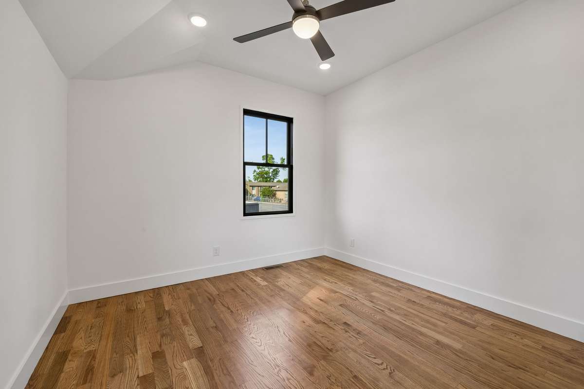 A private bedroom is located upstairs!
