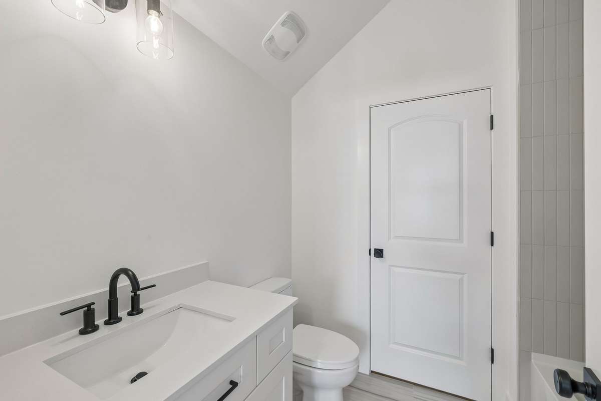 It comes with a private full bath and ample closet space.