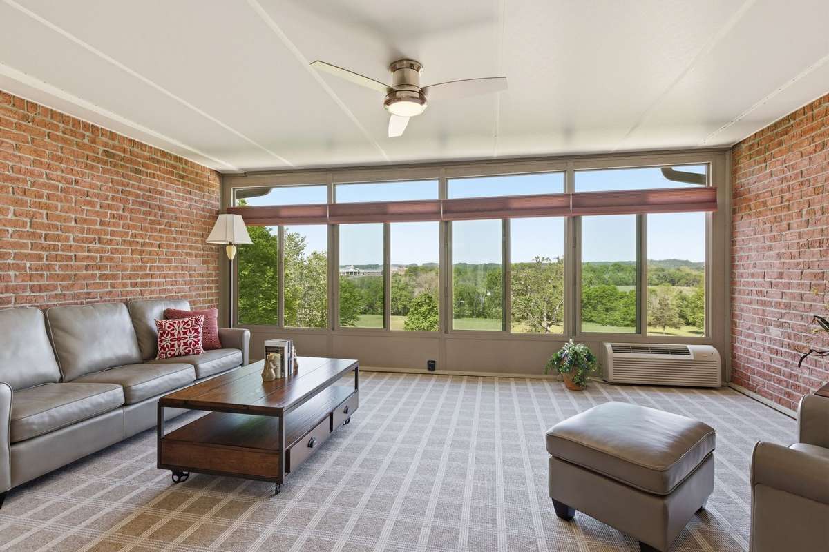 You will enjoy spending time in the fully finished sunroom! Gorgeous views of the rolling hills of TN and tons of natural light.