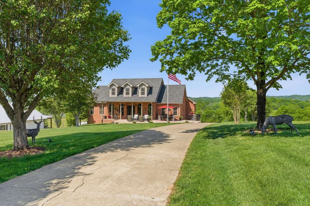 Gorgeous curb appeal. Home sits back off road which adds privacy and seclusion.