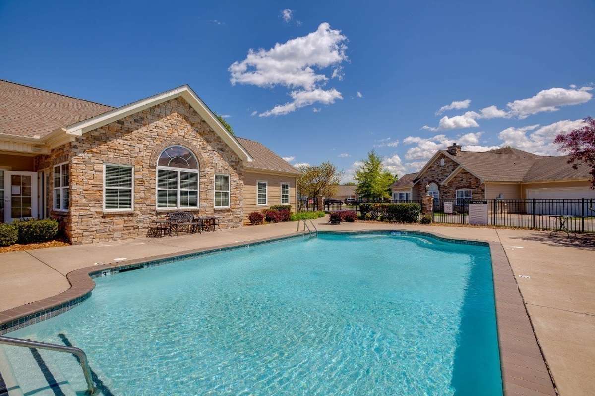 Clubhouse with pool. Community hosted events includes  water aerobics, barbecues, card and game nights and many other monthly activities .