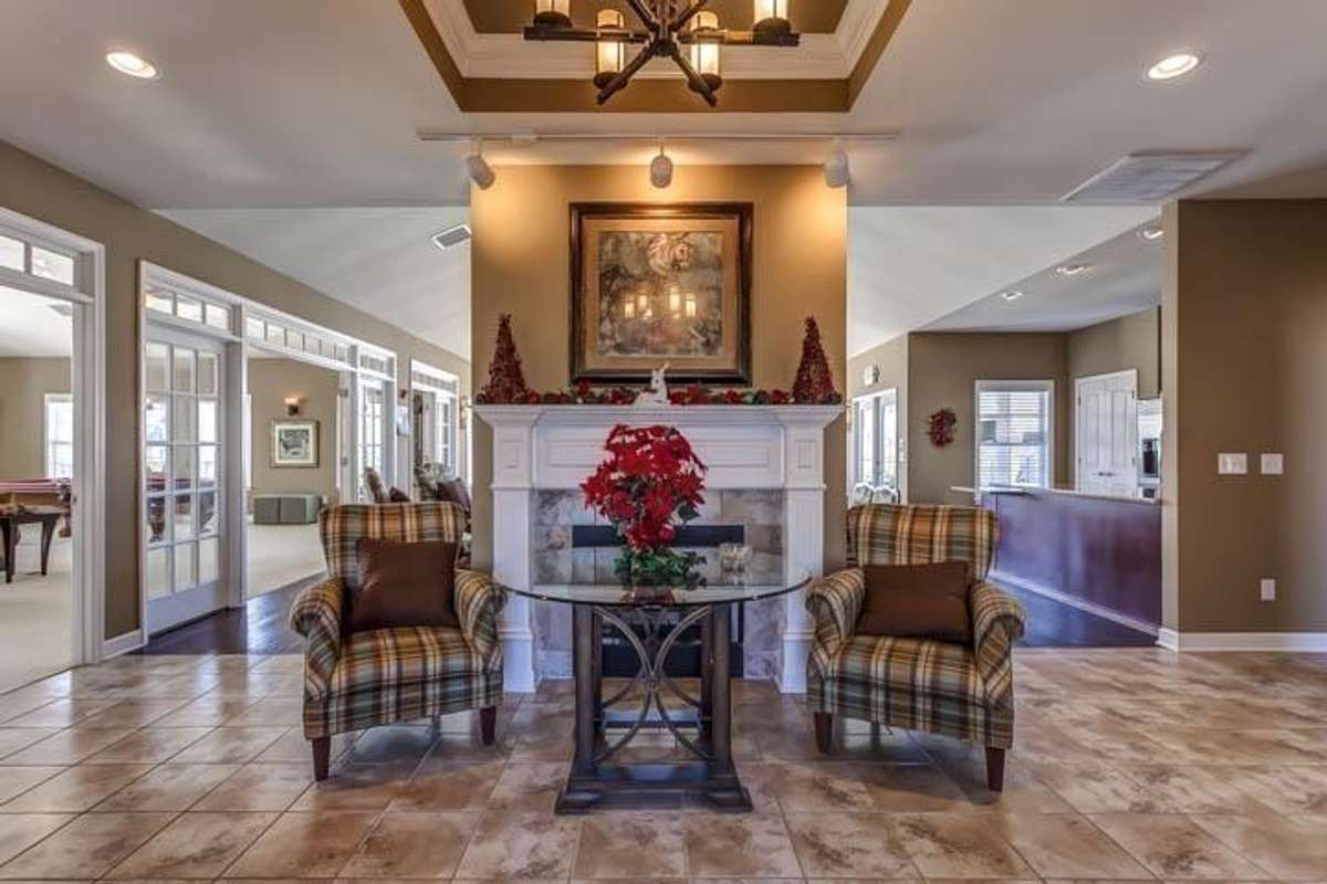 The residents of the community take pride in decorating the clubhouse for seasonal events .