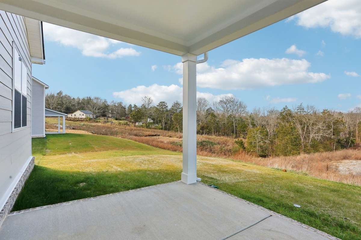 Enjoy evenings relaxing under your covered rear patio with stunning views.