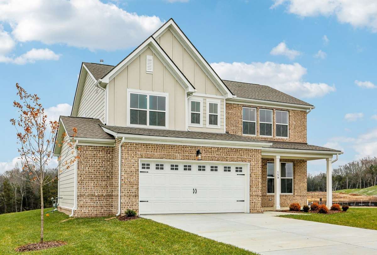 This home sits on a large, corner homesite measuring just under 1/3 of an acre! We have included a 2.5 car garage to provide you with additional space for storage or those needing a tool or workbench area.