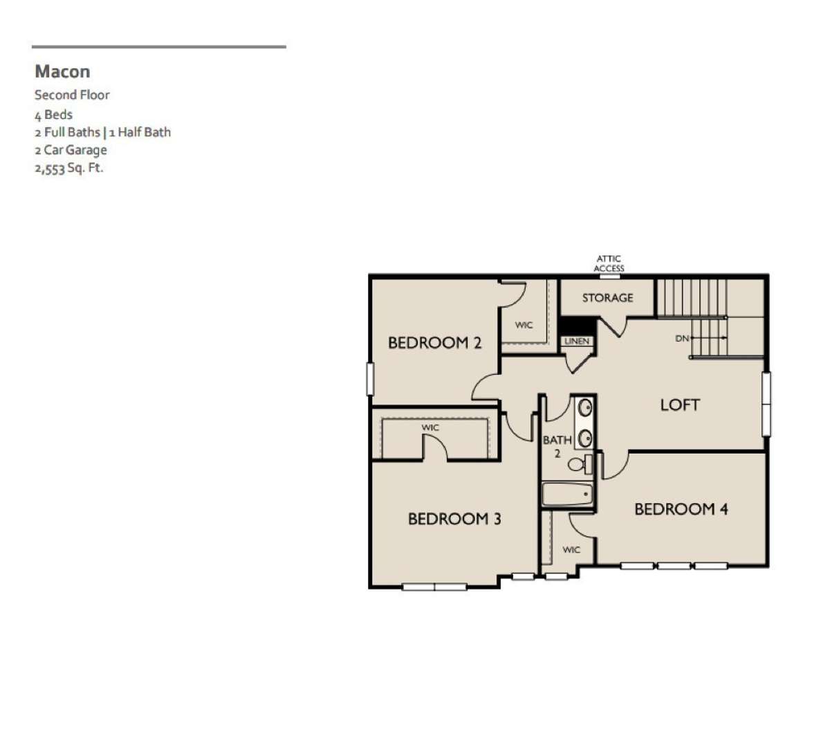 2nd Floor Layout